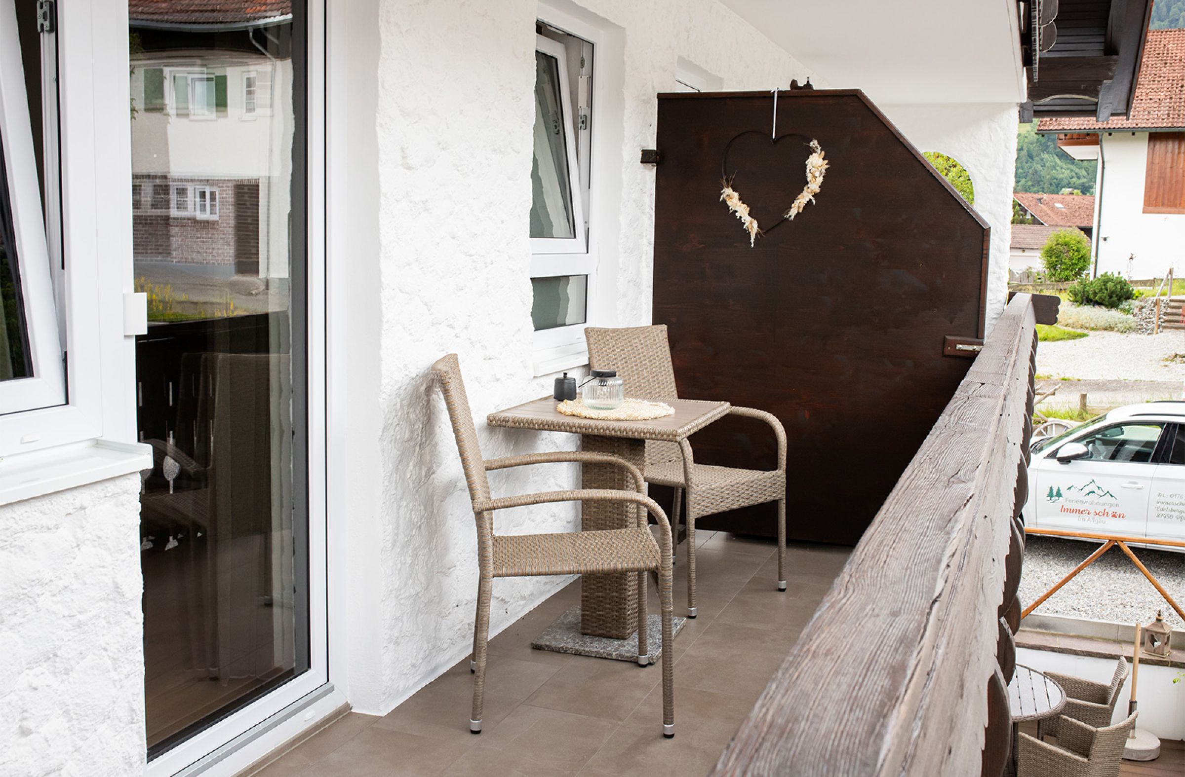 Balkon der Ferienwohnung Bergspitz