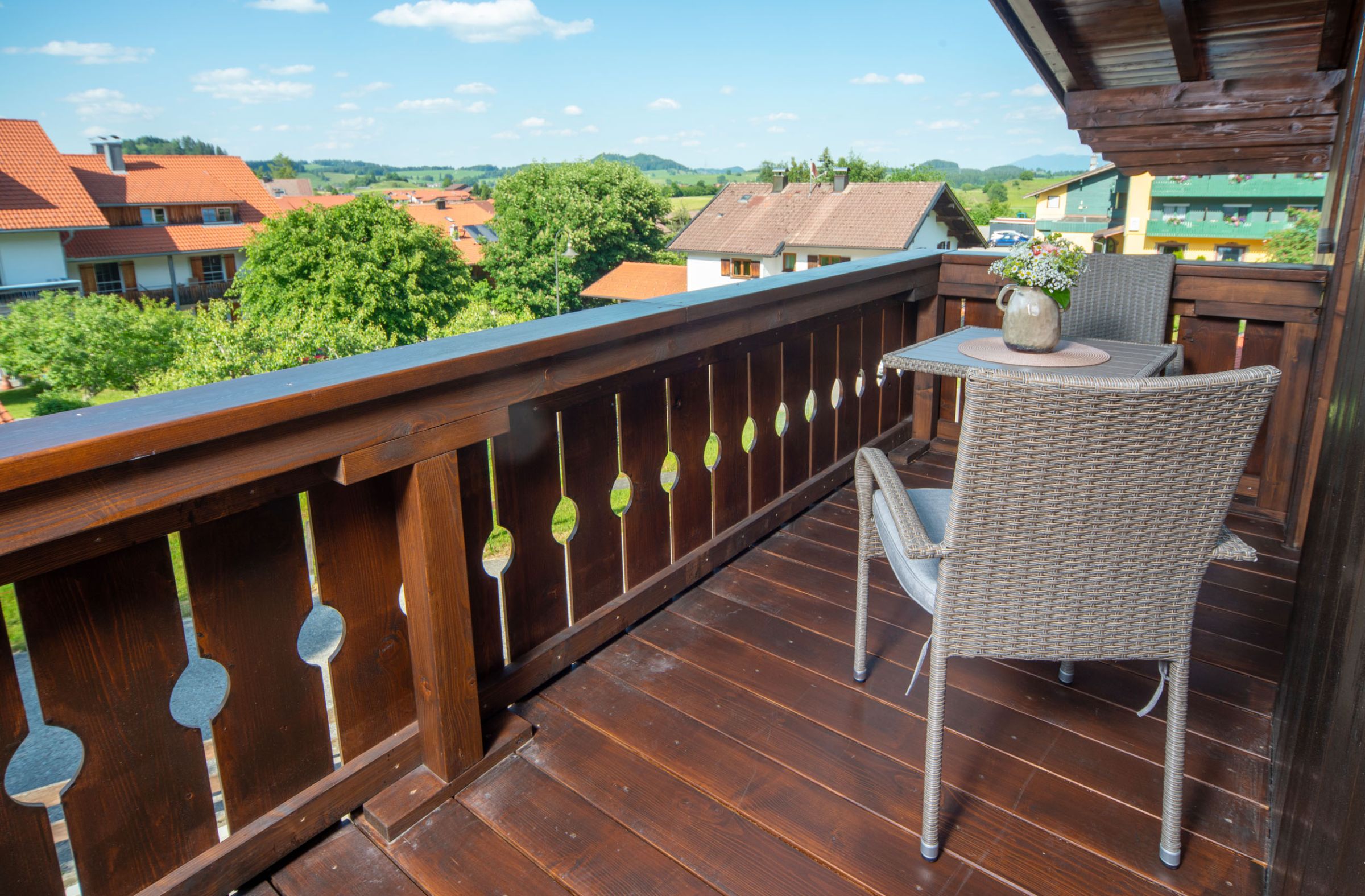 Ferienwohnung Bergnasennen, Immer schön, Pfronten Balkon der Ferienwohnung Bergnasennen