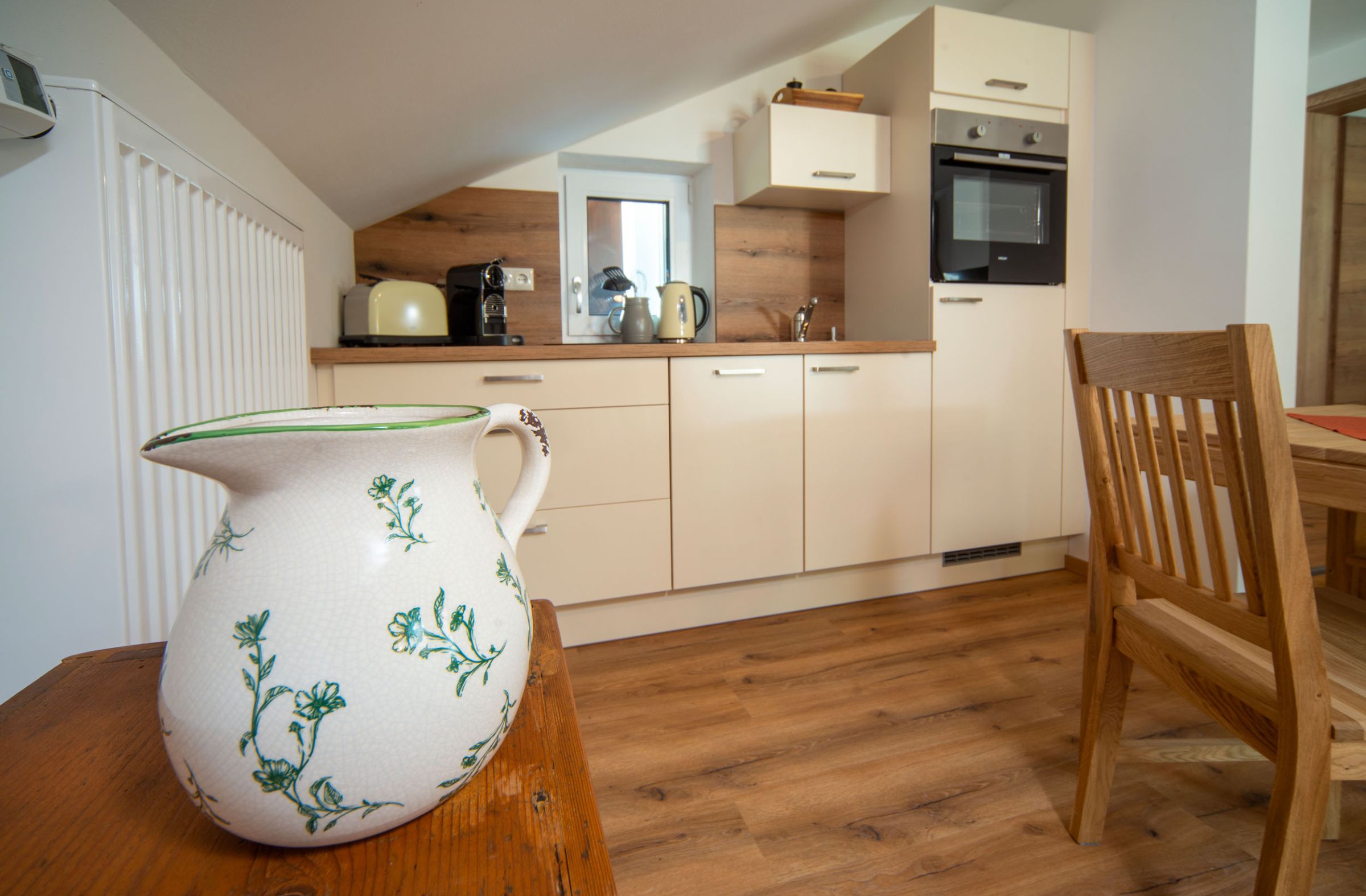 Küche in der Ferienwohnung Bergspitz